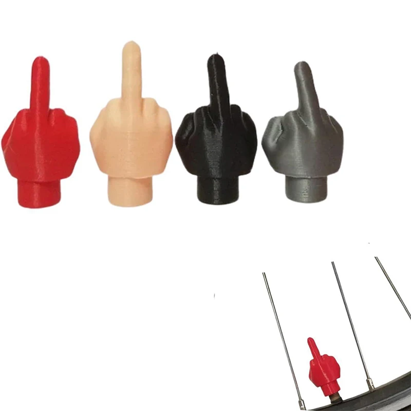 Multi-Color Middle Finger Valve Stem Cap, 4PCS Funny Prank Middle Finger Tire Caps, Universal Car Tire Valve Stem Caps
Multi-Color Middle Finger Valve Stem Cap, 4PCS Funny Prank Middle Finger Tire Caps, Universal Car Tire Valve Stem Caps