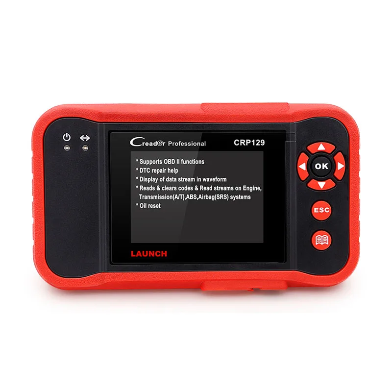 Launch CRP129 ENG AT ABS SRS EPB SAS OIL Service Light Resets Scanner CRP 129 Creader VIII 8 Code Reader OBDII Diagnostics Tool
Launch CRP129 ENG AT ABS SRS EPB SAS OIL Service Light Resets Scanner CRP 129 Creader VIII 8 Code Reader OBDII Diagnostics Tool