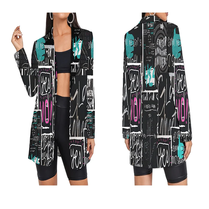 IFPD 3d Print Ladies Blazer Long Sleeve Blaser Women Suit Jacket Female Feminine Blazer Femme Custom Blazer Autumn Plussize
IFPD 3d Print Ladies Blazer Long Sleeve Blaser Women Suit Jacket Female Feminine Blazer Femme Custom Blazer Autumn Plussize