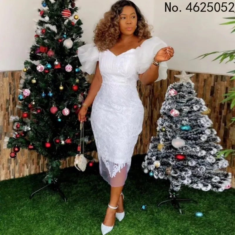 2022 Summer Fashion Style African Women V-neck Short Sleeve White Dress African Dresses for Women African Clothes for Women
2022 Summer Fashion Style African Women V-neck Short Sleeve White Dress African Dresses for Women African Clothes for Women