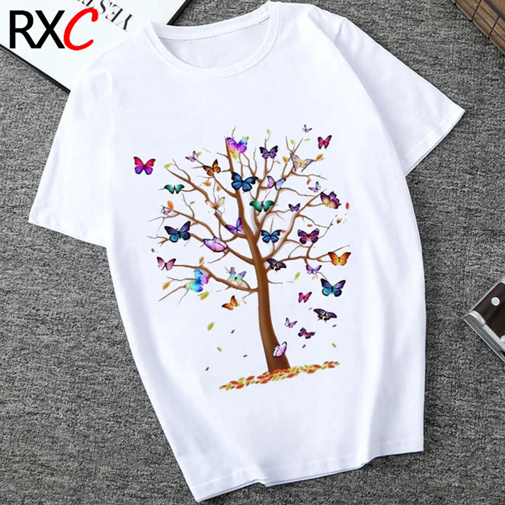 Fashion Butterfly Tree Anime T-Shirt Women Men Casual Print White Tops Short Sleeve Tees Tshirt Female Summer Cool Clothing 2021
Fashion Butterfly Tree Anime T-Shirt Women Men Casual Print White Tops Short Sleeve Tees Tshirt Female Summer Cool Clothing 2021