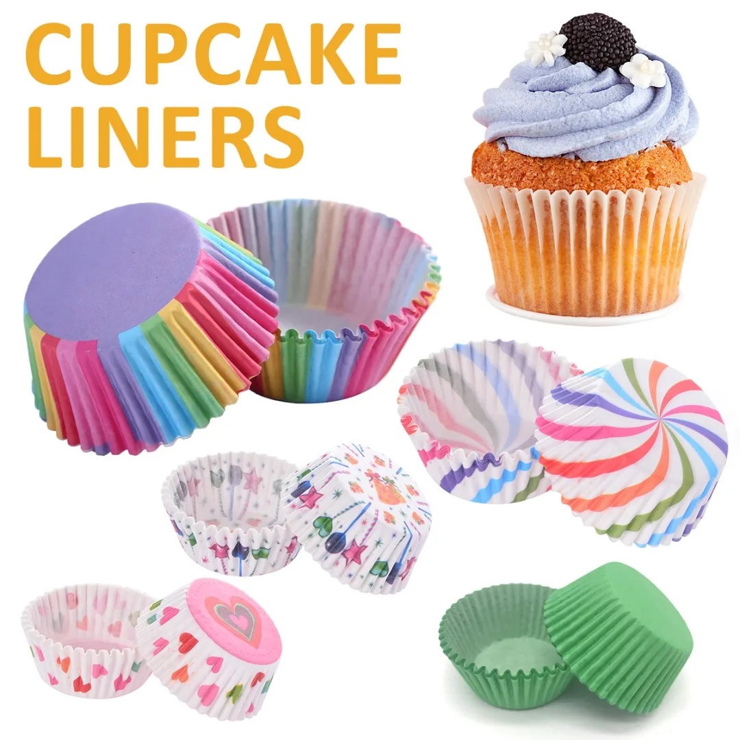 Cupcake Paper Cups Round Shaped Muffin Liner Baking Molds Kitchen Cooking Bakeware Maker DIY Cake Decorating Tools 100Pcs/set
Cupcake Paper Cups Round Shaped Muffin Liner Baking Molds Kitchen Cooking Bakeware Maker DIY Cake Decorating Tools 100Pcs/set