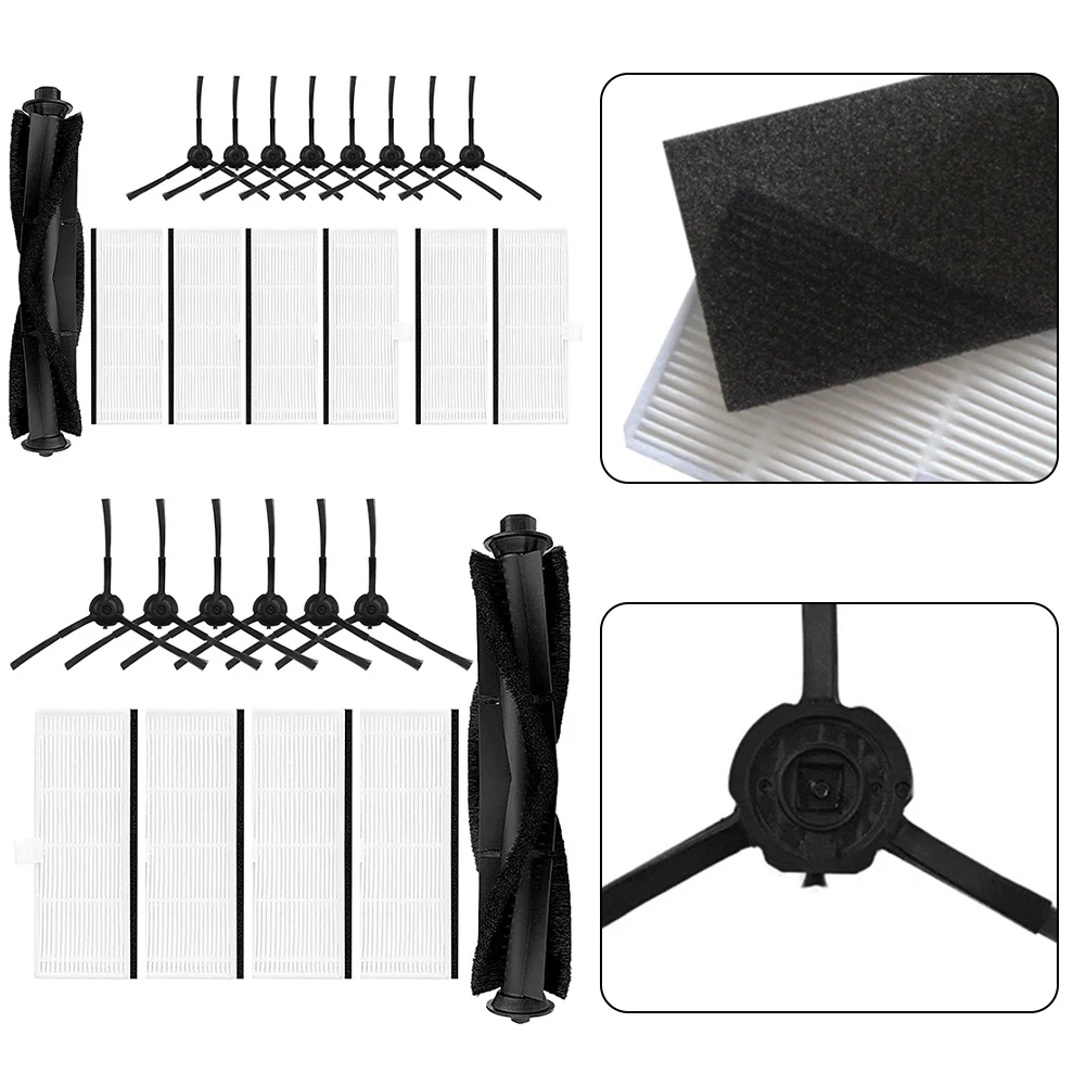 Vacuum Cleaner Accessories Set Filter Side Brush Roller Brush Replacement ForiHome IHRV6 IHRV14 IHRV11 Robotic Vacuum Cleaner
Vacuum Cleaner Accessories Set Filter Side Brush Roller Brush Replacement ForiHome IHRV6 IHRV14 IHRV11 Robotic Vacuum Cleaner