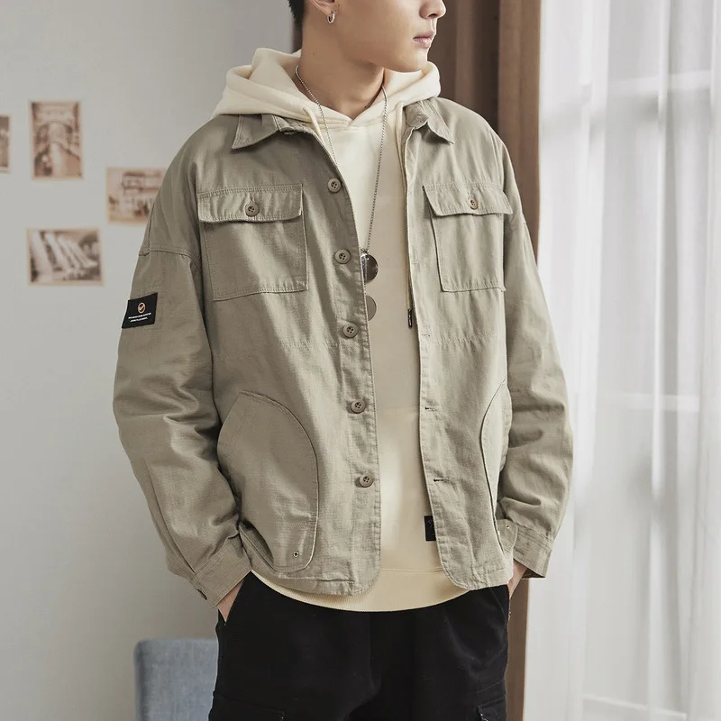 Куртка-карго Мужская осенняя, х/б, тонкая, 2022
Куртка-карго Мужская осенняя, х/б, тонкая, 2022