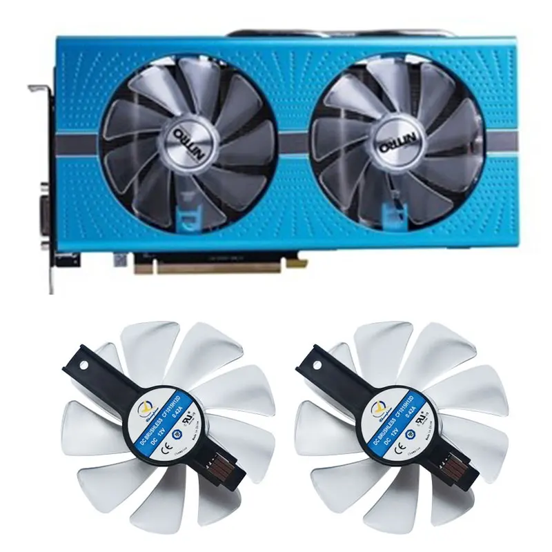White CF1015H12D FD10015M12D 95MM Fan Replacement Sapphire RX 470 480 RX570 580 590 NITRO Graphics Card Radiator Fan Use
White CF1015H12D FD10015M12D 95MM Fan Replacement Sapphire RX 470 480 RX570 580 590 NITRO Graphics Card Radiator Fan Use