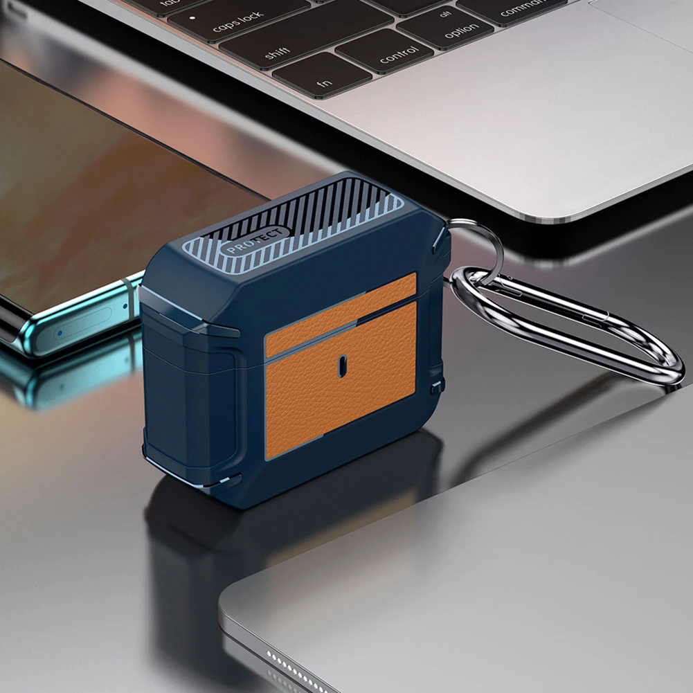 Кожаный чехол TPA для AirPods3, защитный чехол-футляр для наушников с защитным отсеком для зарядки, защитные аксессуары, защита от lo
Кожаный чехол TPA для AirPods3, защитный чехол-футляр для наушников с защитным отсеком для зарядки, защитные аксессуары, защита от lo