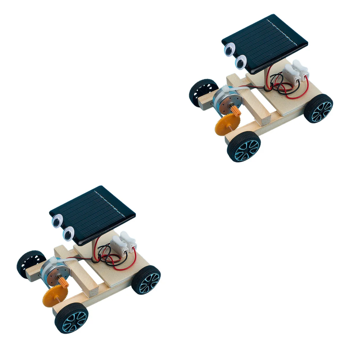 2pcs Mini Solar Powered Car Toy Wooden DIY Gadget Assembly Scientific Educational Toy for Kids
2pcs Mini Solar Powered Car Toy Wooden DIY Gadget Assembly Scientific Educational Toy for Kids