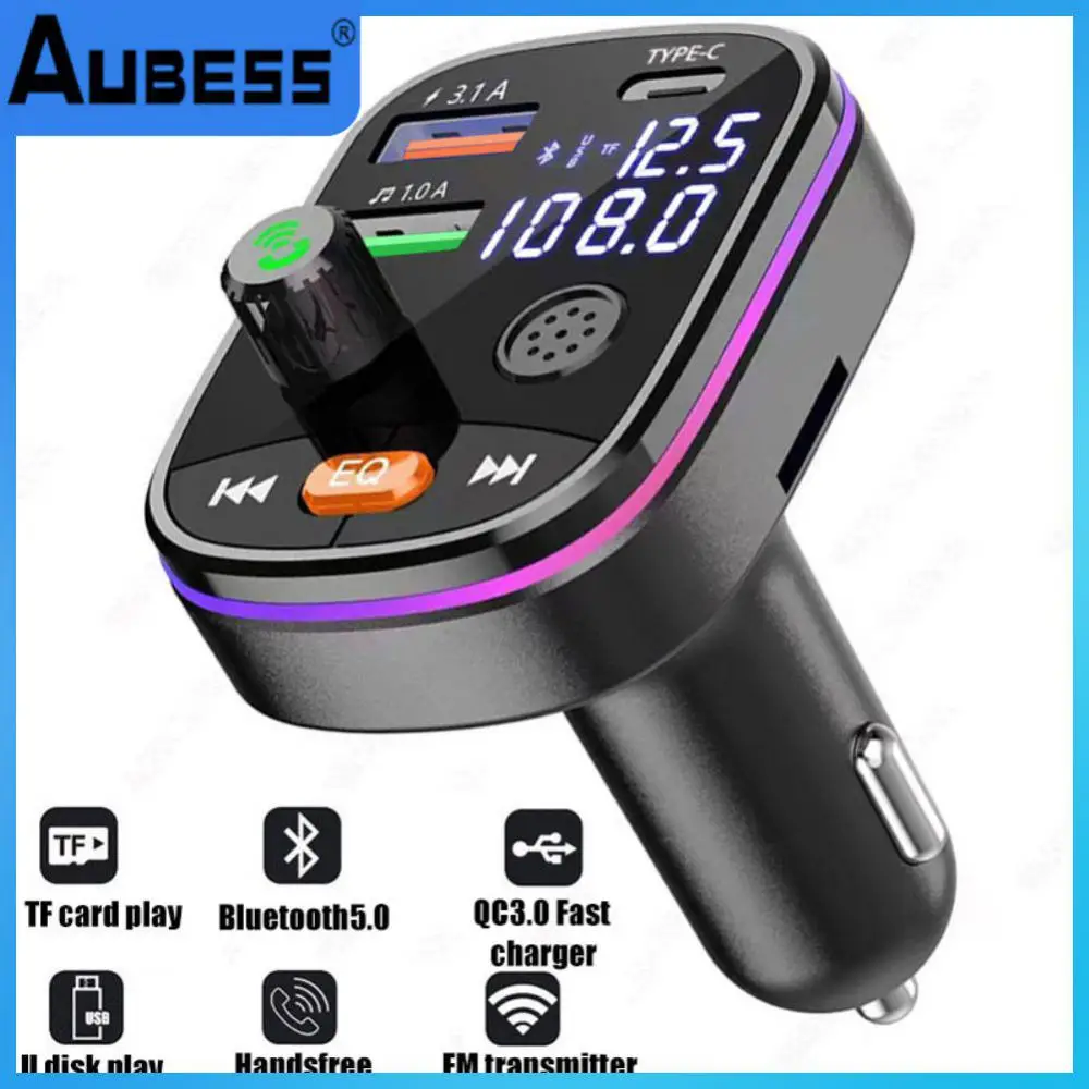 Car Kit Fm Modulator 5.0 Wireless Pd 20w Car Charger Durable Dual Display Car Accessories Fm Transmitter Universal
Car Kit Fm Modulator 5.0 Wireless Pd 20w Car Charger Durable Dual Display Car Accessories Fm Transmitter Universal