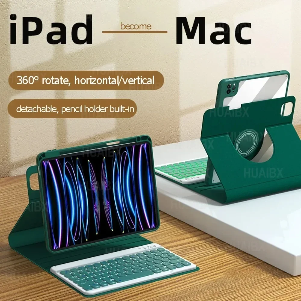 Suitable for iPad Air 3 Pro 10.5 10.2 8 iPad 10 10.9 Air 5 Air 4 Pro 11 3rd 4 2022 Tablet Case + Backlit Keyboard
Suitable for iPad Air 3 Pro 10.5 10.2 8 iPad 10 10.9 Air 5 Air 4 Pro 11 3rd 4 2022 Tablet Case + Backlit Keyboard