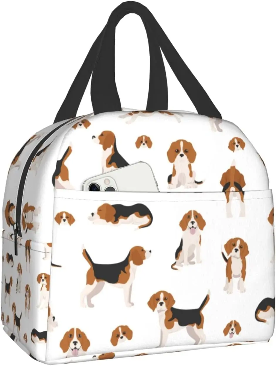 Lunch Bag Beagle Puppy Dog Cute Insulated Lunch Box Cooler Tote for Adults Men Work Office School Picnic Beach Reusable Lunchbox 
Lunch Bag Beagle Puppy Dog Cute Insulated Lunch Box Cooler Tote for Adults Men Work Office School Picnic Beach Reusable Lunchbox
