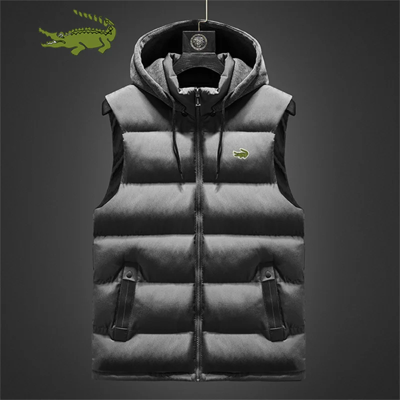 Brand Vest Autumn Winter New Men Cotton Vest Jacket Solid Color Sleeveless Down Waistcoat Jacket Male Casual Vest Coat
Brand Vest Autumn Winter New Men Cotton Vest Jacket Solid Color Sleeveless Down Waistcoat Jacket Male Casual Vest Coat