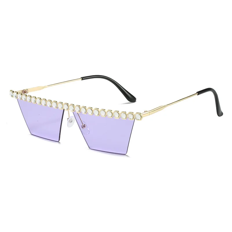 

Брендовые дизайнерские роскошные солнцезащитные очки со стразами, Женские Модные Винтажные трендовые Квадратные Солнцезащитные очки для женщин, очки Стразы с кристаллами
