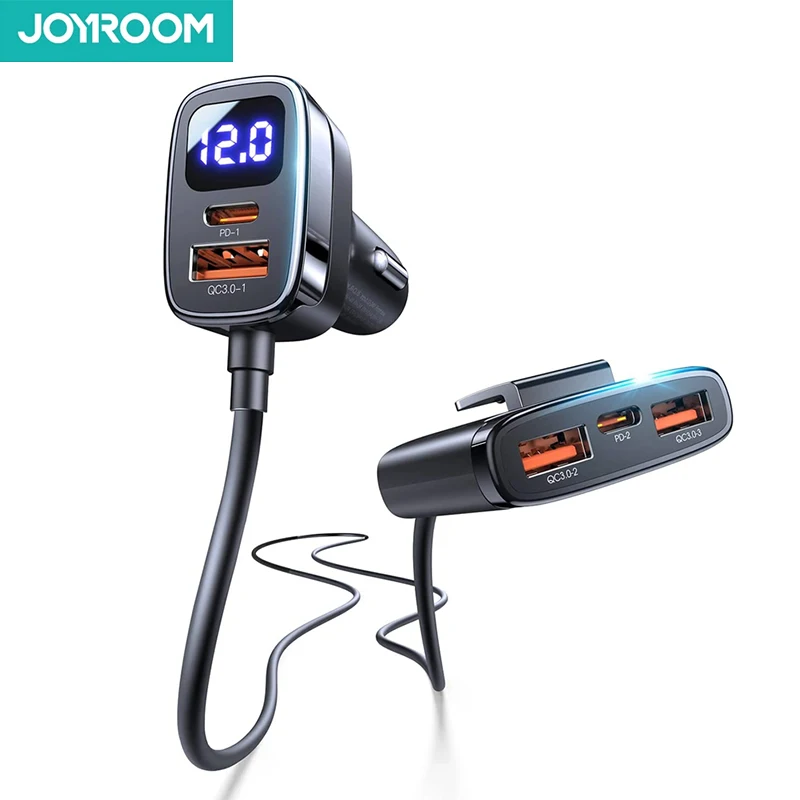 78W Car Charger USB With LED Voltage Display Compatible with iPhone Samsung Galaxy iPad 5 in 1 Fast Charger 1.8m Cable
78W Car Charger USB With LED Voltage Display Compatible with iPhone Samsung Galaxy iPad 5 in 1 Fast Charger 1.8m Cable
