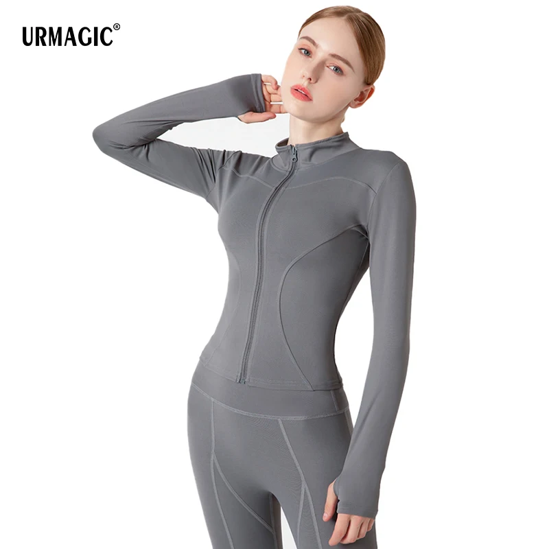 Осенняя спортивная куртка Urmagic для фитнеса, топы для йоги, женский весенний Быстросохнущий плотный Топ для йоги, одежда, куртка для бега со с...
Осенняя спортивная куртка Urmagic для фитнеса, топы для йоги, женский весенний Быстросохнущий плотный Топ для йоги, одежда, куртка для бега со с...