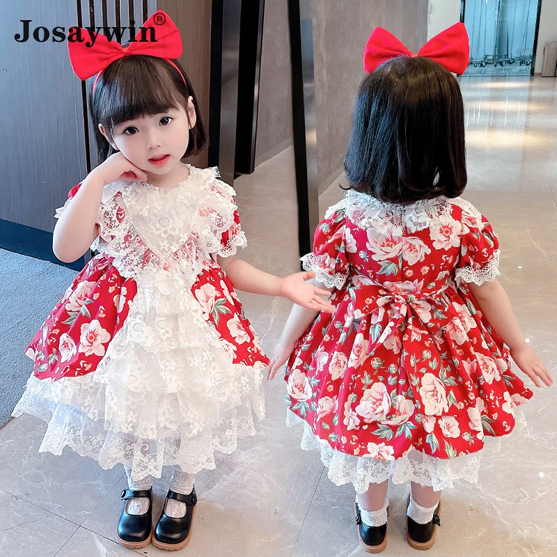 Летнее платье для девочек, детское свадебное платье, цветочное бальное платье для девочек, праздничное платье принцессы Лолиты, костюм для девочек, вечерние платья 
Летнее платье для девочек, детское свадебное платье, цветочное бальное платье для девочек, праздничное платье принцессы Лолиты, костюм для девочек, вечерние платья