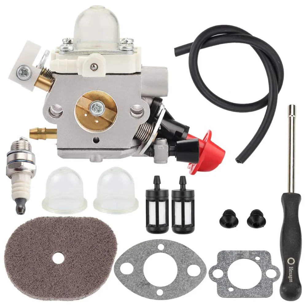 41441200603 C1M-S267A FS40 Carburetor for FS50 FS50C HT56 HT56C KM56 KM56C KN56 FS56 FS56C FS70 FS70C FS70 Trimmer Brushcutter
41441200603 C1M-S267A FS40 Carburetor for FS50 FS50C HT56 HT56C KM56 KM56C KN56 FS56 FS56C FS70 FS70C FS70 Trimmer Brushcutter