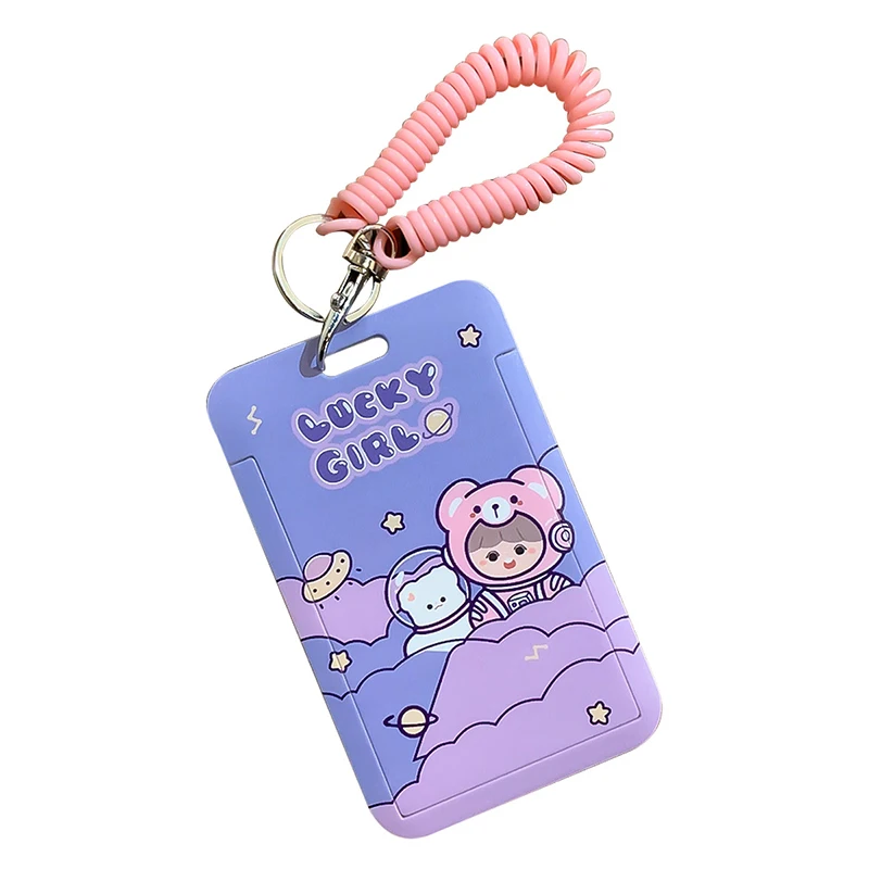 Kawaii Waterproof Card Holder With Spring Lanyard Cartoon Girl Pull-out Protect Sleeve Women's Bag Key Keychain Pendant Stylish
Kawaii Waterproof Card Holder With Spring Lanyard Cartoon Girl Pull-out Protect Sleeve Women's Bag Key Keychain Pendant Stylish