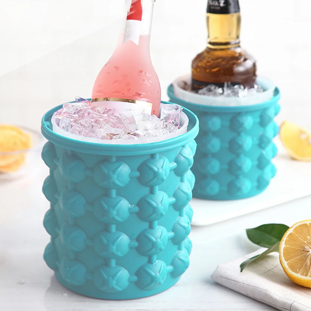 Silicone Ice Cube Maker Ice Cube Mold Tray with Lid Portable Bucket Wine Ice Cooler Beer Cabinet Kitchen Party Beverage Whiskey
Silicone Ice Cube Maker Ice Cube Mold Tray with Lid Portable Bucket Wine Ice Cooler Beer Cabinet Kitchen Party Beverage Whiskey