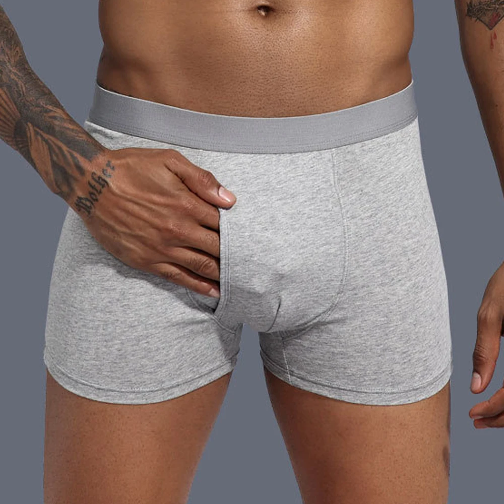 Boxers Men Underwear Cotton Comfort Crotch Open Elastic Boxer Man Briefs Boxer Shorts Underpants For Men S-2XL 5 Colors Optional
Boxers Men Underwear Cotton Comfort Crotch Open Elastic Boxer Man Briefs Boxer Shorts Underpants For Men S-2XL 5 Colors Optional