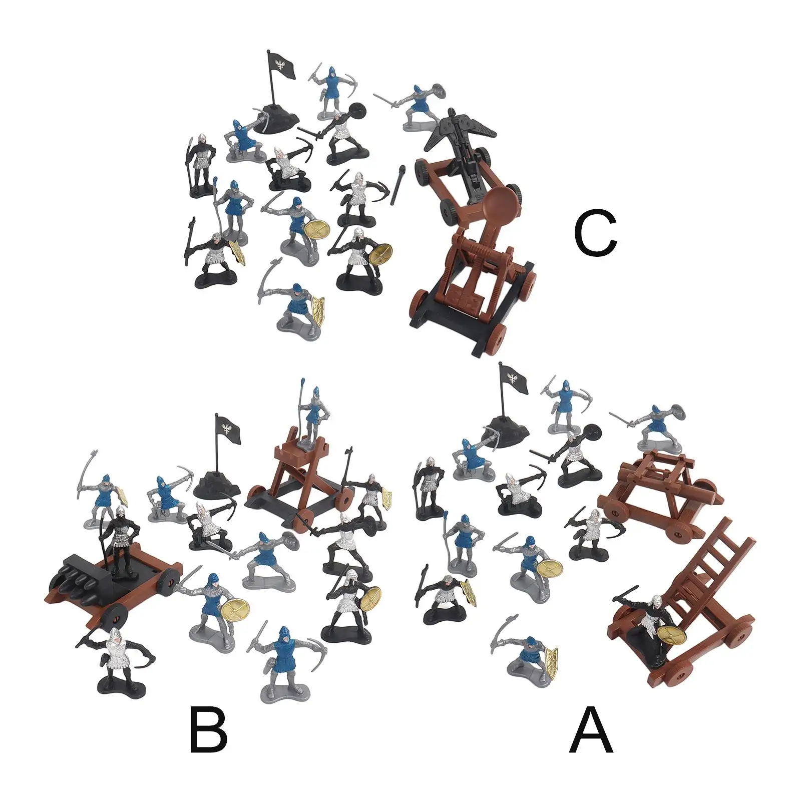 15 Pieces Ancient Soldier Model Warriors Sword and Shield Army
15 Pieces Ancient Soldier Model Warriors Sword and Shield Army