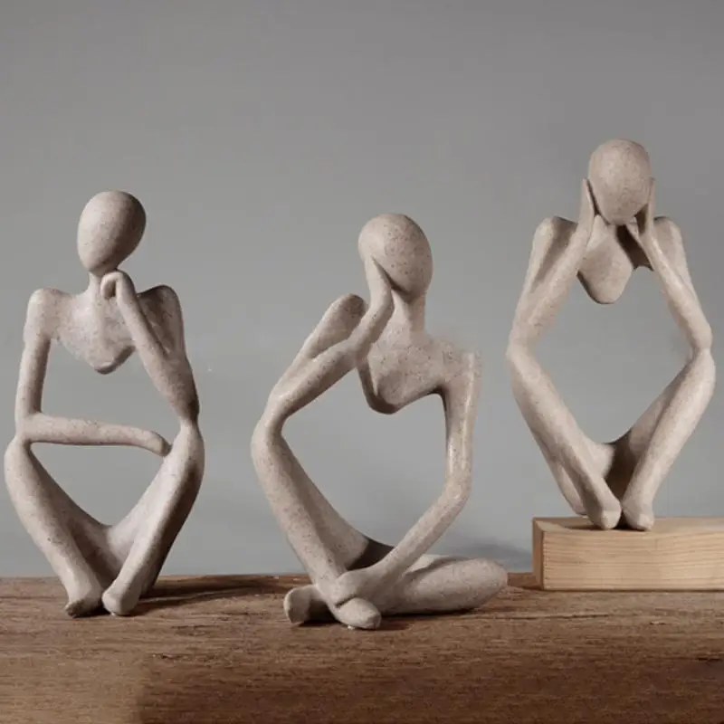 Nordic Art Abstract Thinker Statue Figure Sculpture Resin Handmade Craft Office Home Desktop Decoration Sculpture Ornaments
Nordic Art Abstract Thinker Statue Figure Sculpture Resin Handmade Craft Office Home Desktop Decoration Sculpture Ornaments