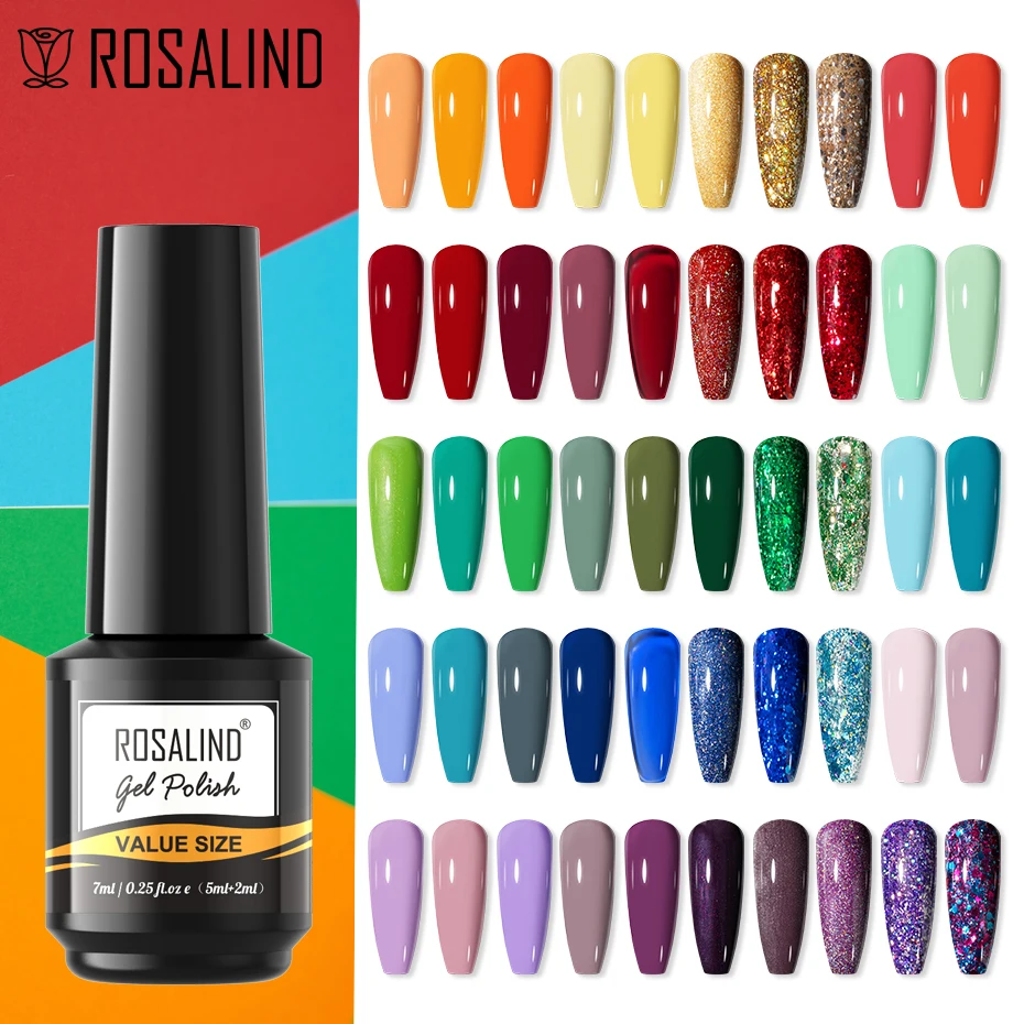 ROSALIND 7ml Gel Nail Polish Nails Art Design Manicure Matt Base Top Coat Soak Off Nail Gel Polish Varnishes Semi Permanent New
ROSALIND 7ml Gel Nail Polish Nails Art Design Manicure Matt Base Top Coat Soak Off Nail Gel Polish Varnishes Semi Permanent New