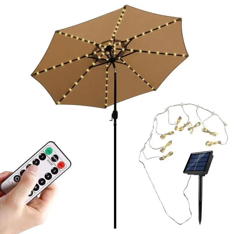 Solar LED Lighted Patio Umbrella Waterproof Outdoor Market Sun Shade Outdoor Decorative Umbrella Withstands All Weather
Solar LED Lighted Patio Umbrella Waterproof Outdoor Market Sun Shade Outdoor Decorative Umbrella Withstands All Weather