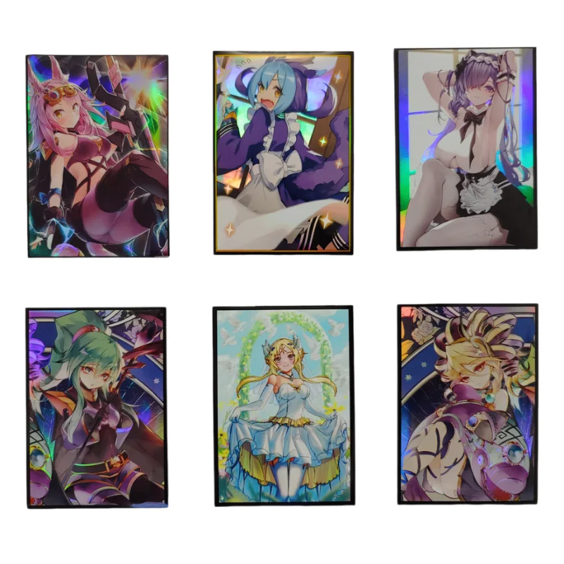 50Pcs/Set 6.3*9cm Anime Game Yu Gi Oh OCG DIY Card Sleeve Beauty Girls Sky Striker Ace Live Twin Tearalaments Silver Castle Toys
50Pcs/Set 6.3*9cm Anime Game Yu Gi Oh OCG DIY Card Sleeve Beauty Girls Sky Striker Ace Live Twin Tearalaments Silver Castle Toys