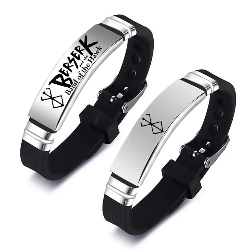Anime BERSERK Bracelet Stainless Steel Laser Custom Logo Bangle Bracelets Adjustable Wristband Accessories Jewelry Men Gift
Anime BERSERK Bracelet Stainless Steel Laser Custom Logo Bangle Bracelets Adjustable Wristband Accessories Jewelry Men Gift