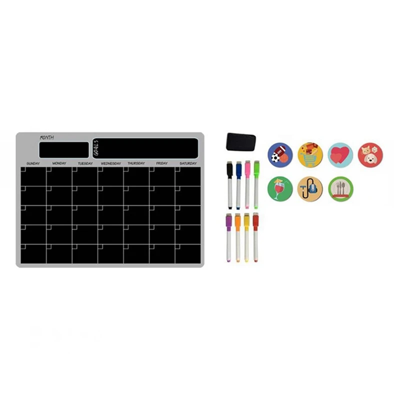 A3 Magnetic Monthly Weekly Planner Calendar Table Dry Erase Fridge Sticker Message Board
A3 Magnetic Monthly Weekly Planner Calendar Table Dry Erase Fridge Sticker Message Board