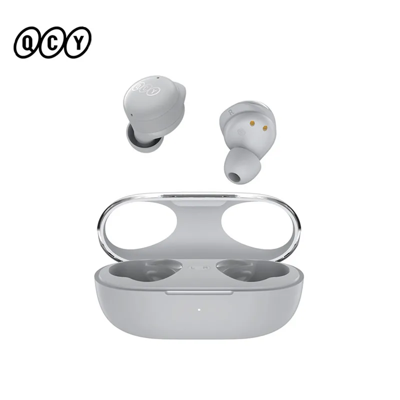 

QCY T17S Bluetooth Wireless Earphone aptX Qualcomm Bluetooth 5.2 TWS Type-C Earbuds Voice Assistant Touch Control Support APP