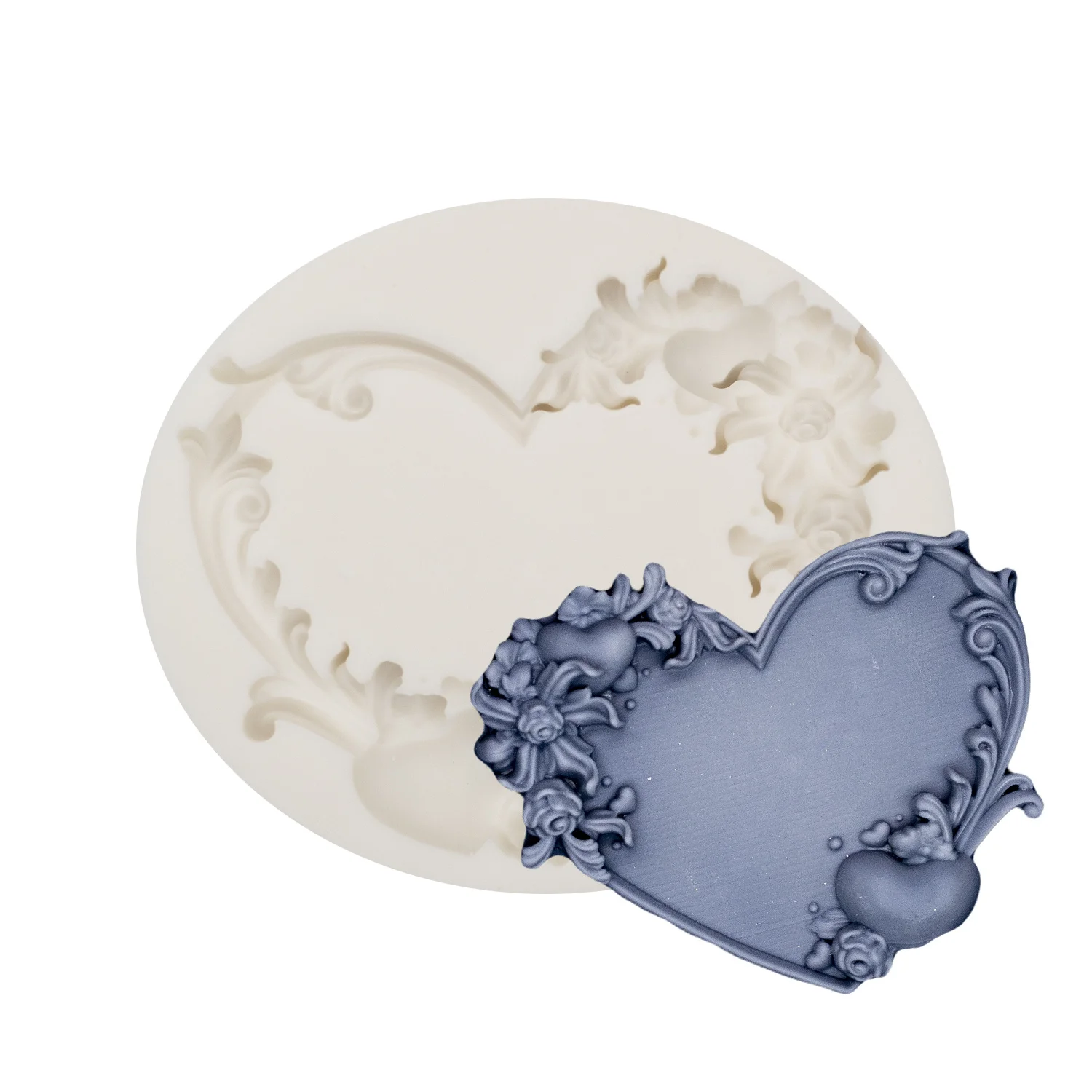 Love Frame Silicone Mold Resin Jewelry Casting for Chocolate Candy, Cake Decoration, Polymer Clay, Sugar craft
Love Frame Silicone Mold Resin Jewelry Casting for Chocolate Candy, Cake Decoration, Polymer Clay, Sugar craft