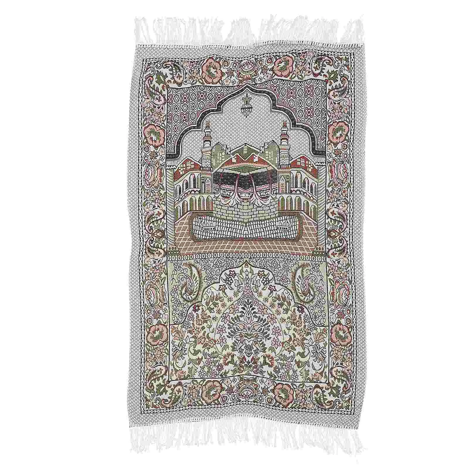 Rug Mat Carpet Muslim Prayer Turkish Janamaz Eid Ramadan Praying Area Islamic Namaz Sajadah Ethnic Floor Cotton Portable Blanket
Rug Mat Carpet Muslim Prayer Turkish Janamaz Eid Ramadan Praying Area Islamic Namaz Sajadah Ethnic Floor Cotton Portable Blanket