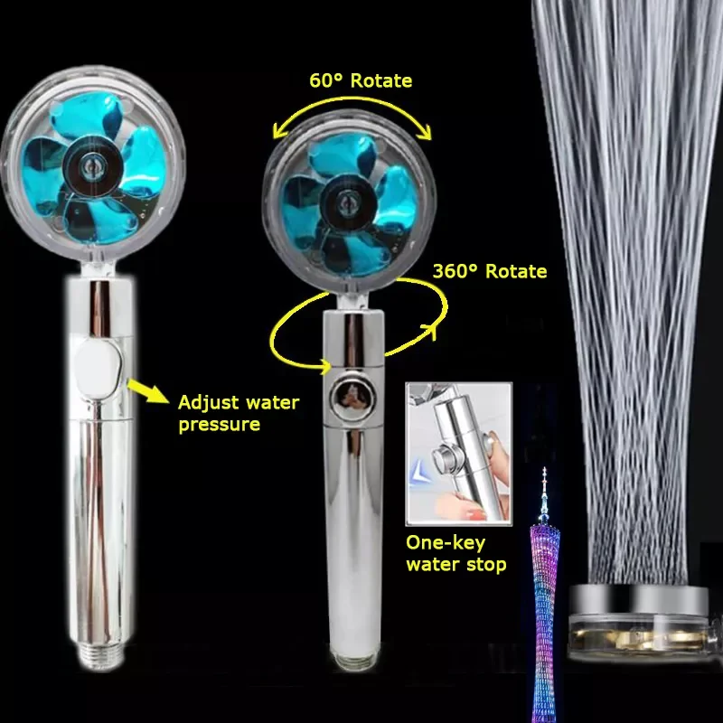 360 Rotated High-Pressure Handheld Shower Head Bathroom Pressurized Massage Shower Head Home Dormitory Universal Shower Nozzle
360 Rotated High-Pressure Handheld Shower Head Bathroom Pressurized Massage Shower Head Home Dormitory Universal Shower Nozzle