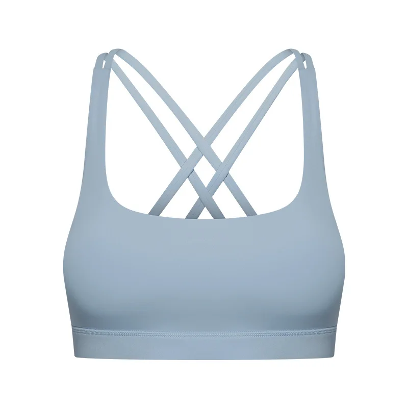 New cross-shoulder straps back three-row buckle sports bra shock-proof top support training fitness sports underwear DW164
New cross-shoulder straps back three-row buckle sports bra shock-proof top support training fitness sports underwear DW164