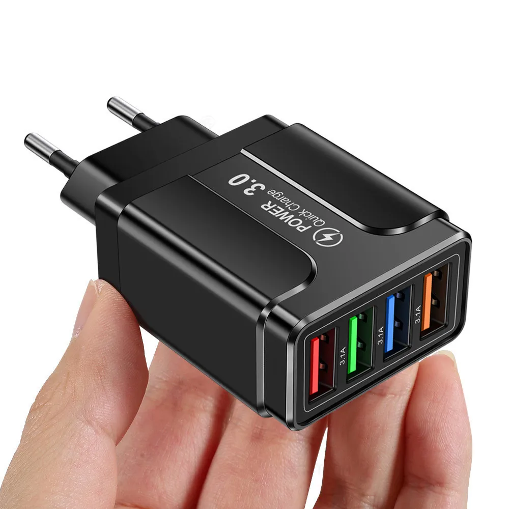Luxmoc 3.1A Быстрое зарядное устройство USB Зарядное для мобильного телефона Дорожная