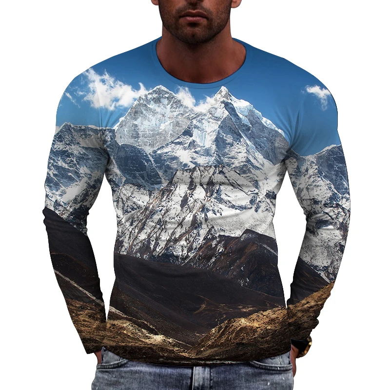 Printed European Size long Sleeved T-shirt For Men's New Trend Fashion Iceberg Casual Autumn Round Neck Tees
Printed European Size long Sleeved T-shirt For Men's New Trend Fashion Iceberg Casual Autumn Round Neck Tees