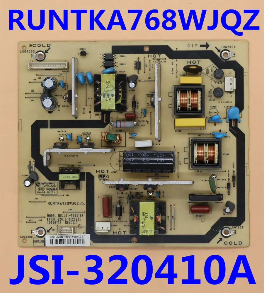 Для блока питания RUNTKA768WJQZ JSI-320410A 
Для блока питания RUNTKA768WJQZ JSI-320410A