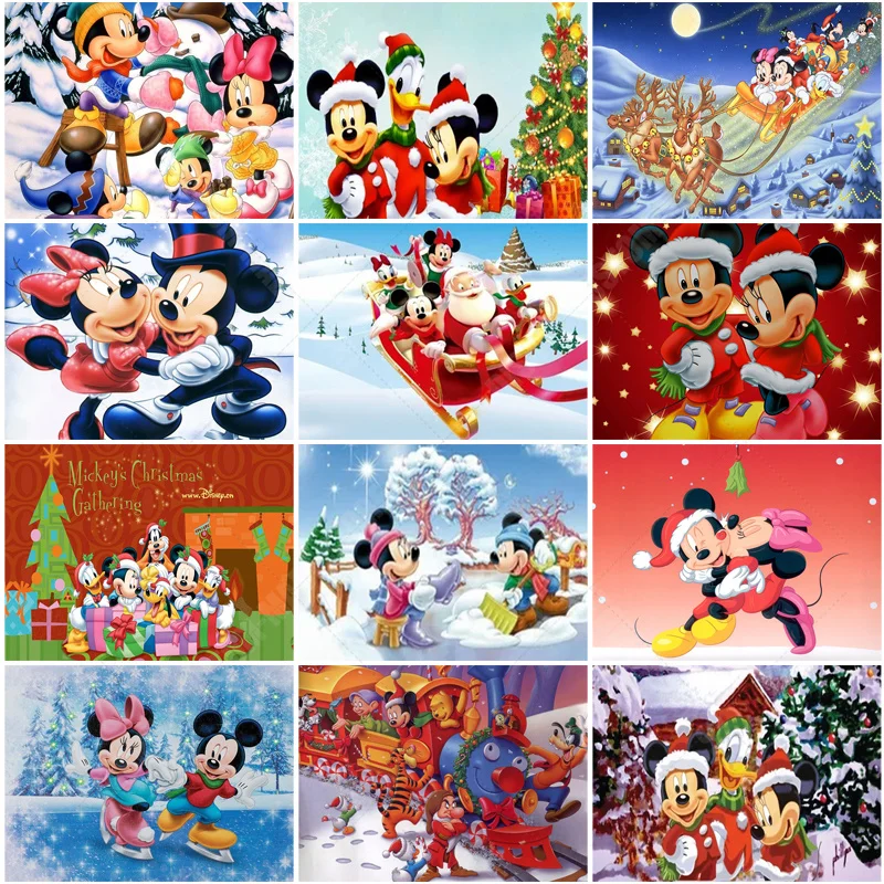 Mickey Mouse Disney Christmas Diamond Painting Full Drill Cartoon Rhinestone Embroidery Mosaic Cross Stitch Handmade Gifts Decor
Mickey Mouse Disney Christmas Diamond Painting Full Drill Cartoon Rhinestone Embroidery Mosaic Cross Stitch Handmade Gifts Decor