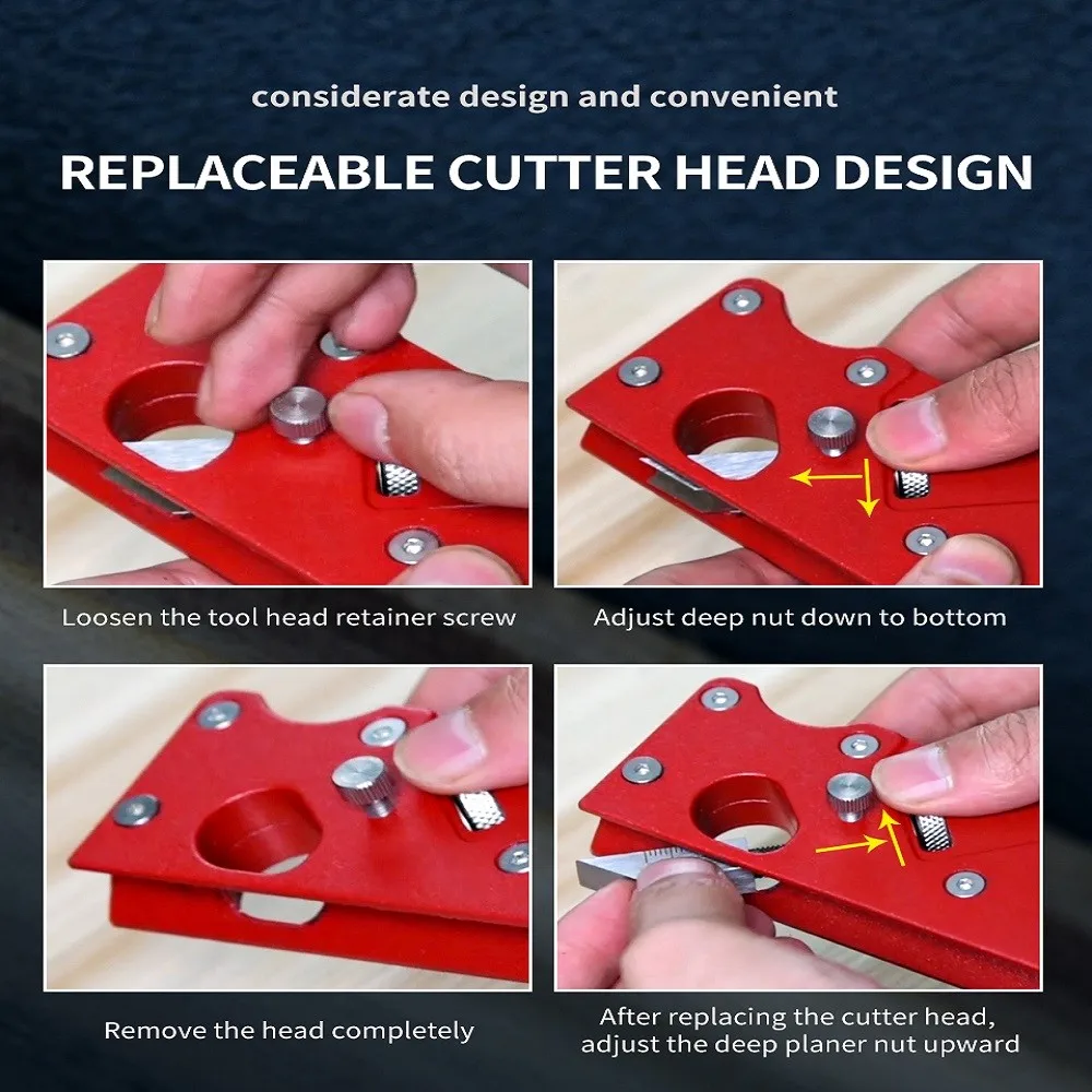 Chamfer Hand Planer With Backer DIY Woodworking Edge Corner Plane Manual Planer Carpenter Portable Hand Tool With Cutter Heads
Chamfer Hand Planer With Backer DIY Woodworking Edge Corner Plane Manual Planer Carpenter Portable Hand Tool With Cutter Heads