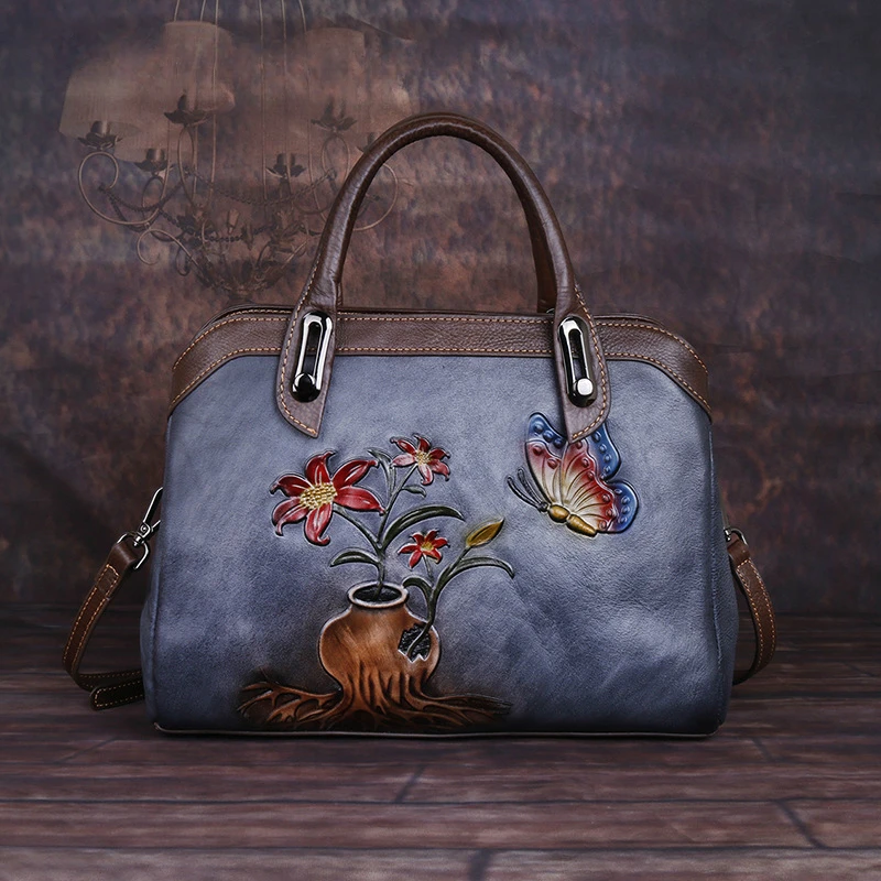 Vintage Women Bag Leather Retro Handbag For Women Handmade Embossed Shoulder Bags China StyleBags Female
Vintage Women Bag Leather Retro Handbag For Women Handmade Embossed Shoulder Bags China StyleBags Female
