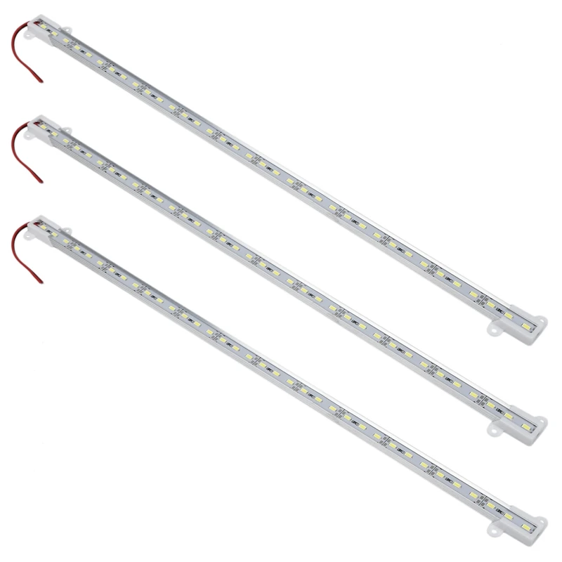 3X 50CM 12V 36 LED 5050 SMD Hard Strip Bar Light Aluminum Rigid White
3X 50CM 12V 36 LED 5050 SMD Hard Strip Bar Light Aluminum Rigid White