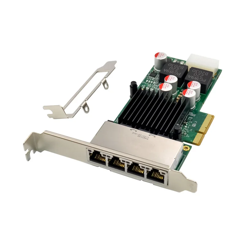 I350AM4 Chip PCIE X4 RJ45 Quad 4 Port Industrial Network Card PoE Vision Frame Grabber NICs Gigabit Ethernet Lan 1000Mbps
I350AM4 Chip PCIE X4 RJ45 Quad 4 Port Industrial Network Card PoE Vision Frame Grabber NICs Gigabit Ethernet Lan 1000Mbps