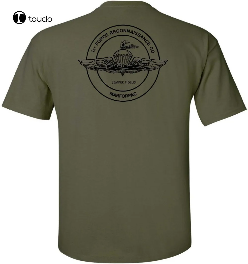 

Usmc United States Marine Corps Recon - 1St Force Reconnaissance Company Newest Men Fashion O-Neck Brand Men'S Tee Shirt Unisex