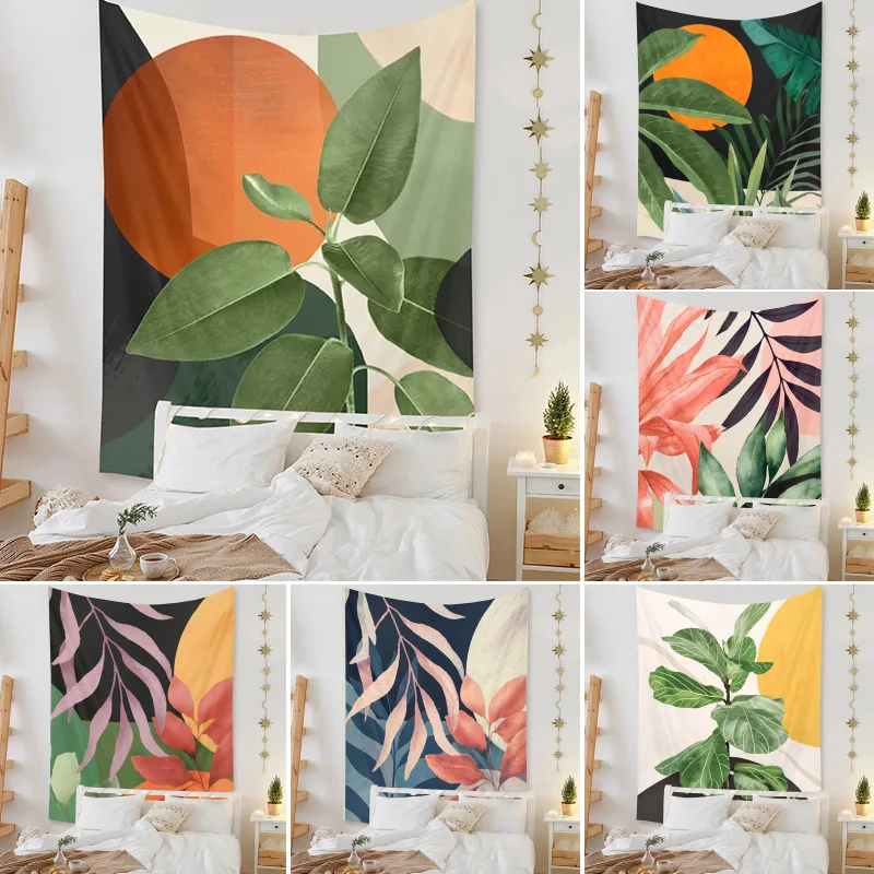 INS Summer Leaf Sun Tapestry Wall Hanging Tropical Leaves Plants Room Decor Tapestries Beach Bedroom Decoration Backdrop
INS Summer Leaf Sun Tapestry Wall Hanging Tropical Leaves Plants Room Decor Tapestries Beach Bedroom Decoration Backdrop