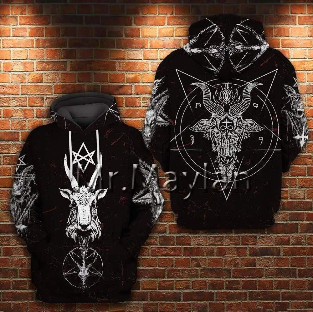 Pentagram 3D Print Hoodies Gothic Satan Sweatshirts Men New Autumn Spring Brand Hooded Hoodie Hip Hop Men's Sweatshirt Hoody T99
Pentagram 3D Print Hoodies Gothic Satan Sweatshirts Men New Autumn Spring Brand Hooded Hoodie Hip Hop Men's Sweatshirt Hoody T99