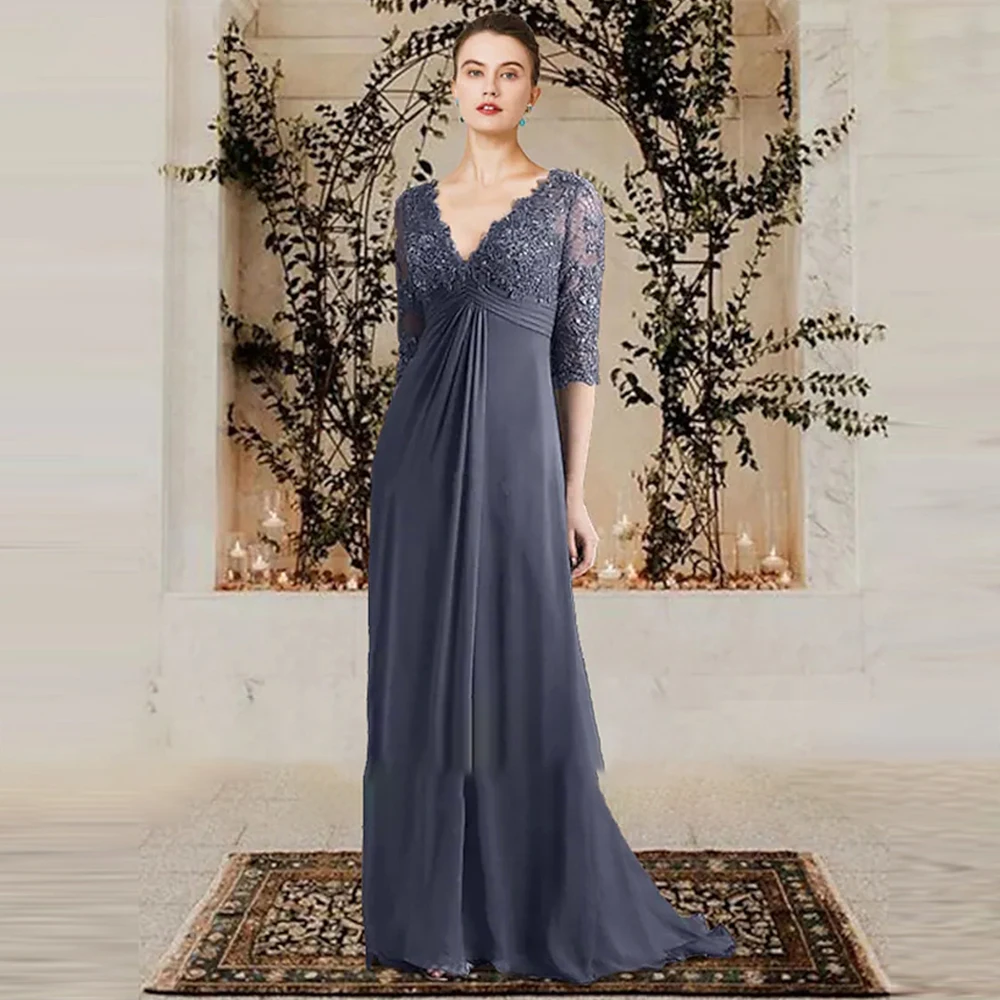 Laxsesu Grey Wedding Guest Dress Lace Sleeves Empire Waist Wedding Party Gowns 2022 Simple Chiffon Mother Of The Bride Dresses
Laxsesu Grey Wedding Guest Dress Lace Sleeves Empire Waist Wedding Party Gowns 2022 Simple Chiffon Mother Of The Bride Dresses