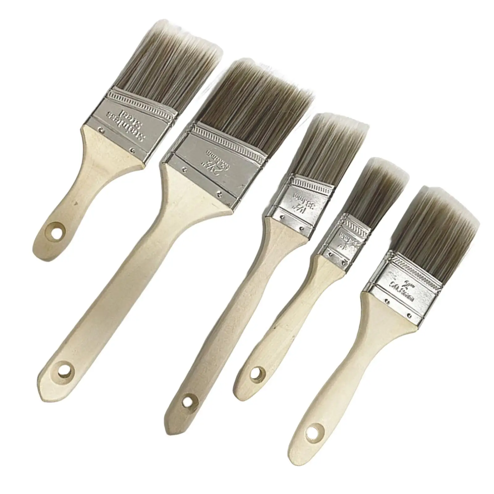 5 Pieces Paint Brushes Multifunctional Wall Paint Brushes for Bathrooms Baseboards Cabinets Home Renovations Corners
5 Pieces Paint Brushes Multifunctional Wall Paint Brushes for Bathrooms Baseboards Cabinets Home Renovations Corners