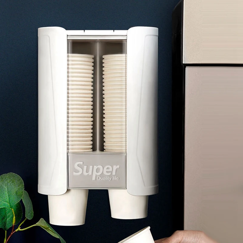 Disposable Paper Cups Dispenser Cup Holder For Water Dispenser Wall Mounted Automatic Cup Storage Rack Cups Container
Disposable Paper Cups Dispenser Cup Holder For Water Dispenser Wall Mounted Automatic Cup Storage Rack Cups Container