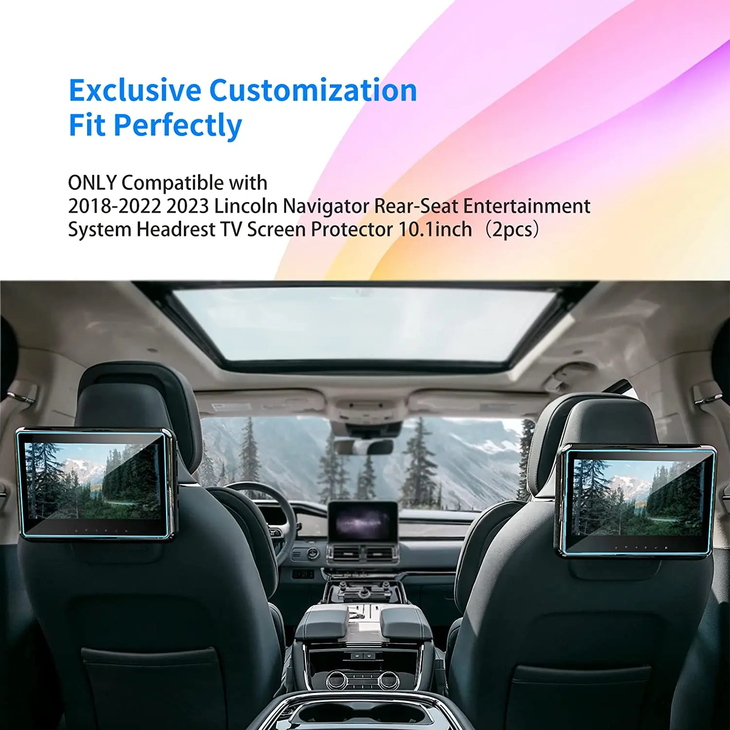 Tempered glass screen protector film for Lincoln Navigator 2018-2022 2023 Rear Seat TV Touchscreen Screen Protective(2 pieces)
Tempered glass screen protector film for Lincoln Navigator 2018-2022 2023 Rear Seat TV Touchscreen Screen Protective(2 pieces)